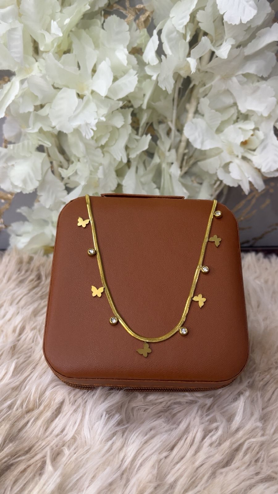 Premium Quality Stainless Steel 18k Butterfly Bliss Chain