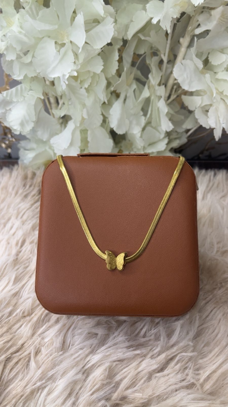 Premium Quality Stainless Steel 18k Butterfly Chain