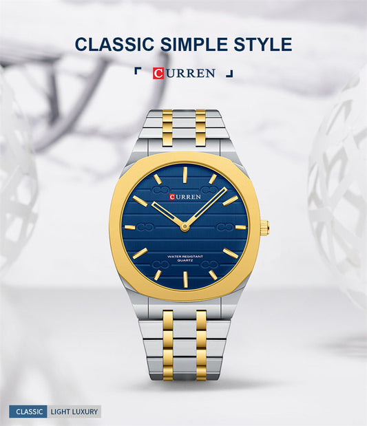 CURREN 8444 Men's Stainless Steel Watch