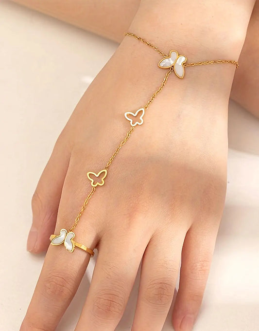 Anja Bracelet Ring Set