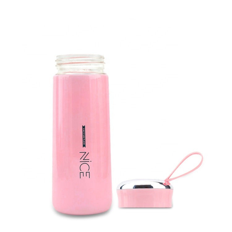 Water Bottles, Glass_Plastic 400 ML