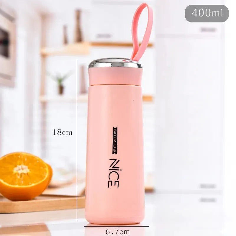 Water Bottles, Glass_Plastic 400 ML