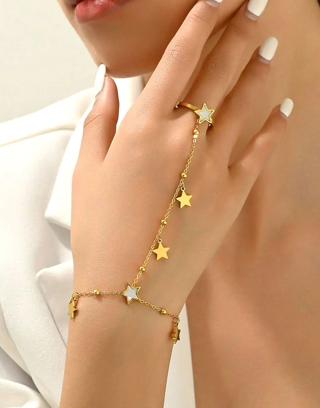 Anja Bracelet Ring Set