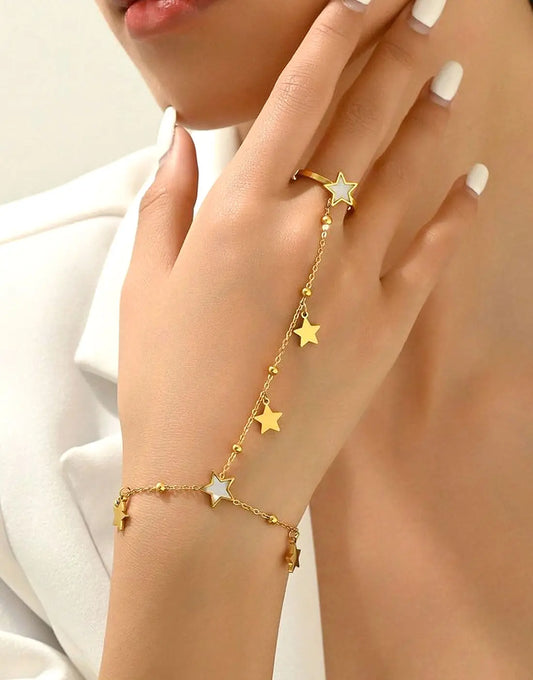 Anja Bracelet Ring Set